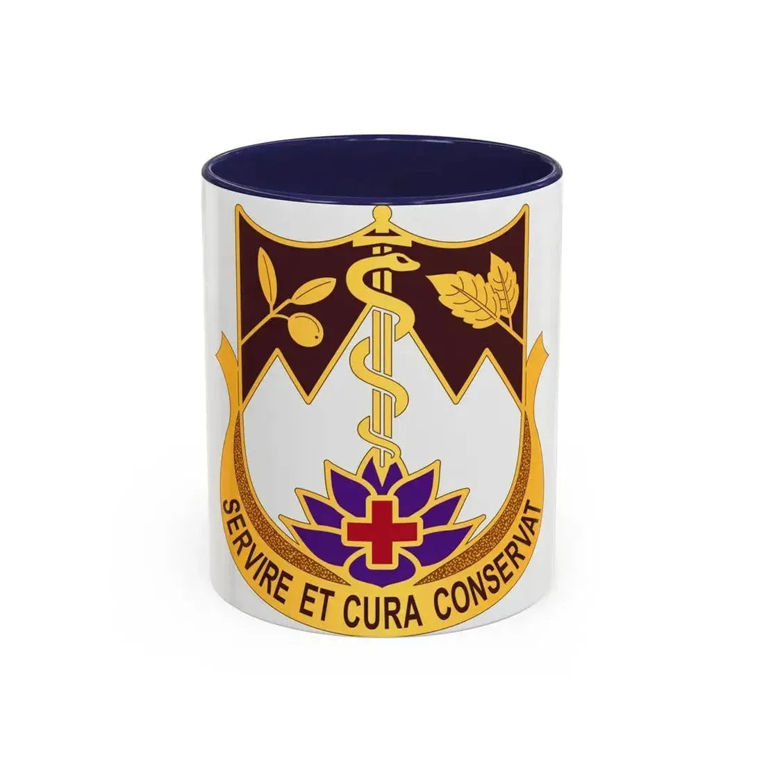 627 Hospital Center (U.S. Army) Accent Coffee Mug 11oz Navy - Go Mug Yourself