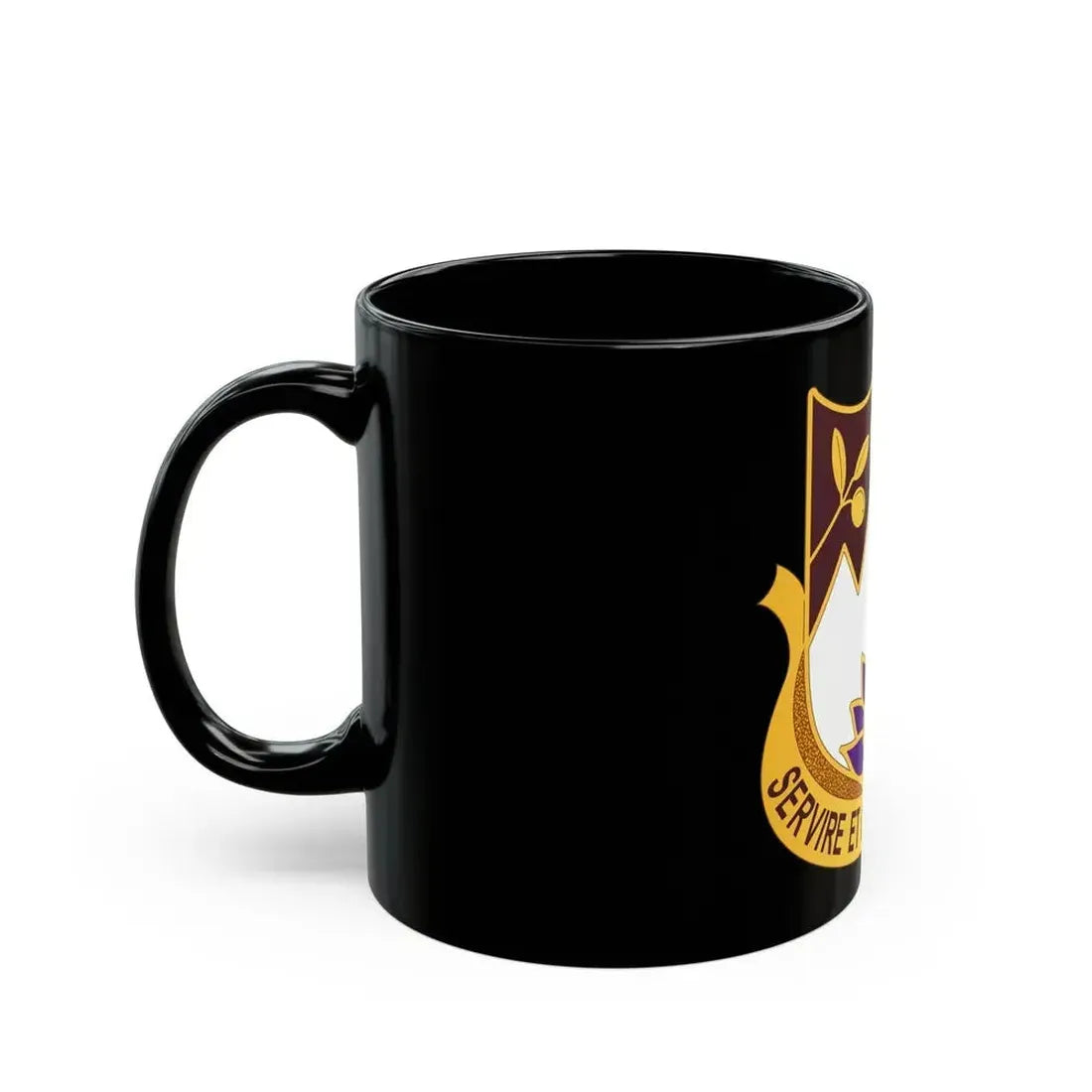 627 Hospital Center (U.S. Army) Black Coffee Mug - Go Mug Yourself