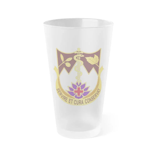 627 Hospital Center (U.S. Army) Frosted Pint Glass 16oz Default Title - Go Mug Yourself