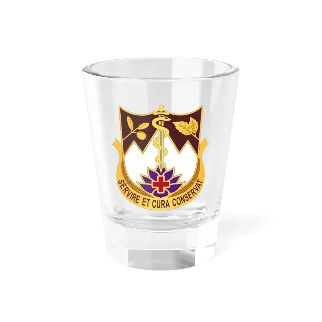 627 Hospital Center (U.S. Army) Shot Glass 1.5oz 1.5oz - Go Mug Yourself