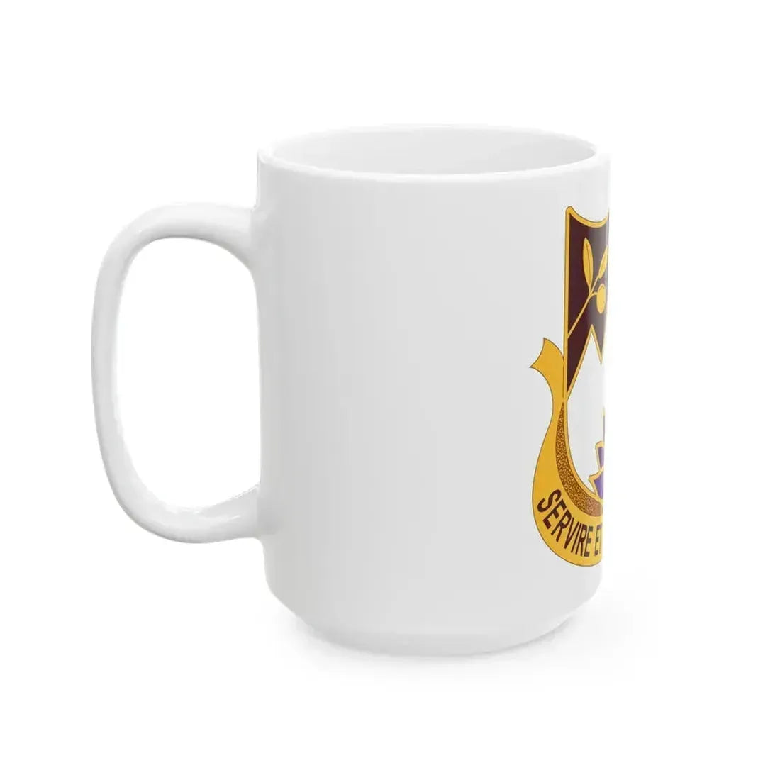627 Hospital Center (U.S. Army) White Coffee Mug - Go Mug Yourself