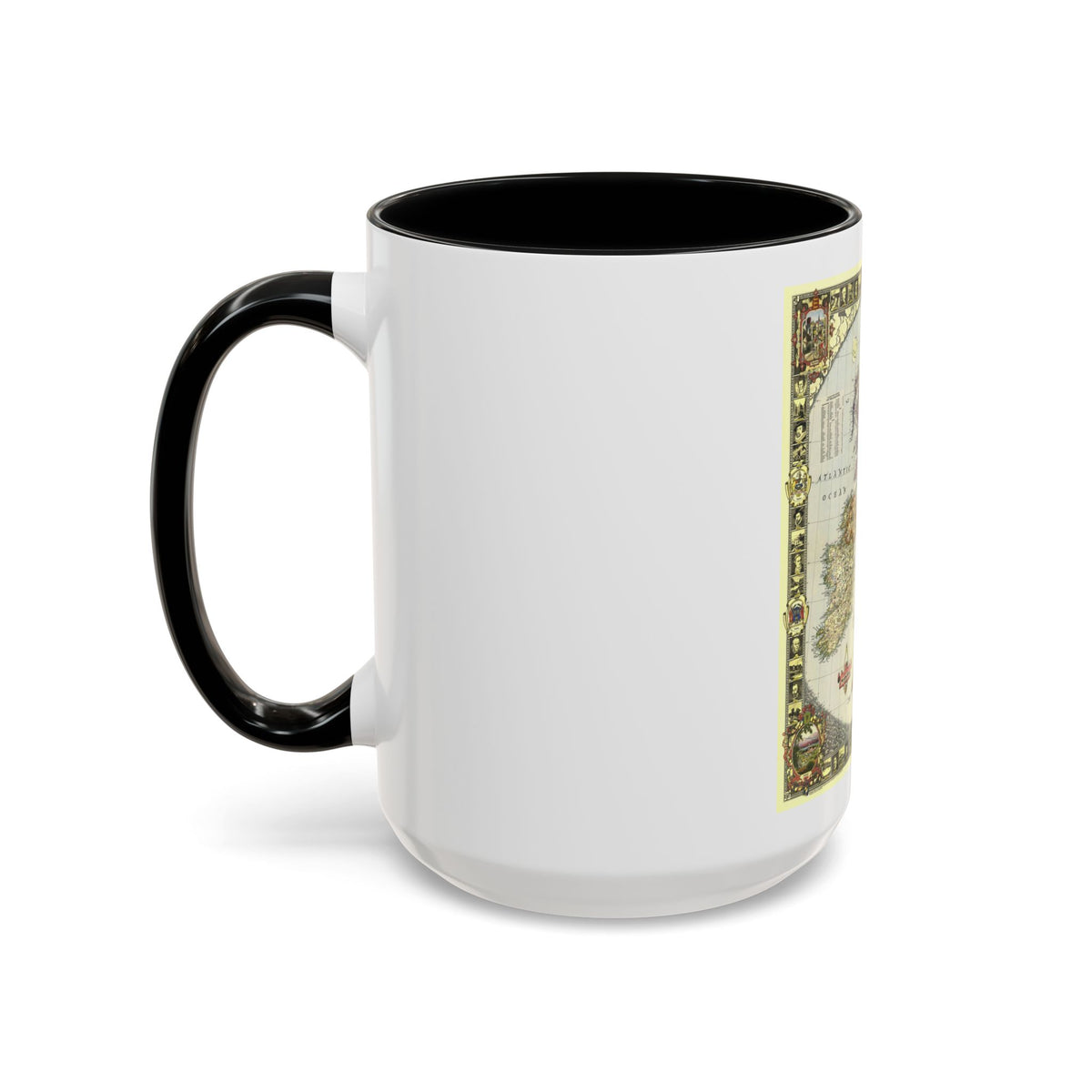 British Isles (1949) (Map) Accent Coffee Mug