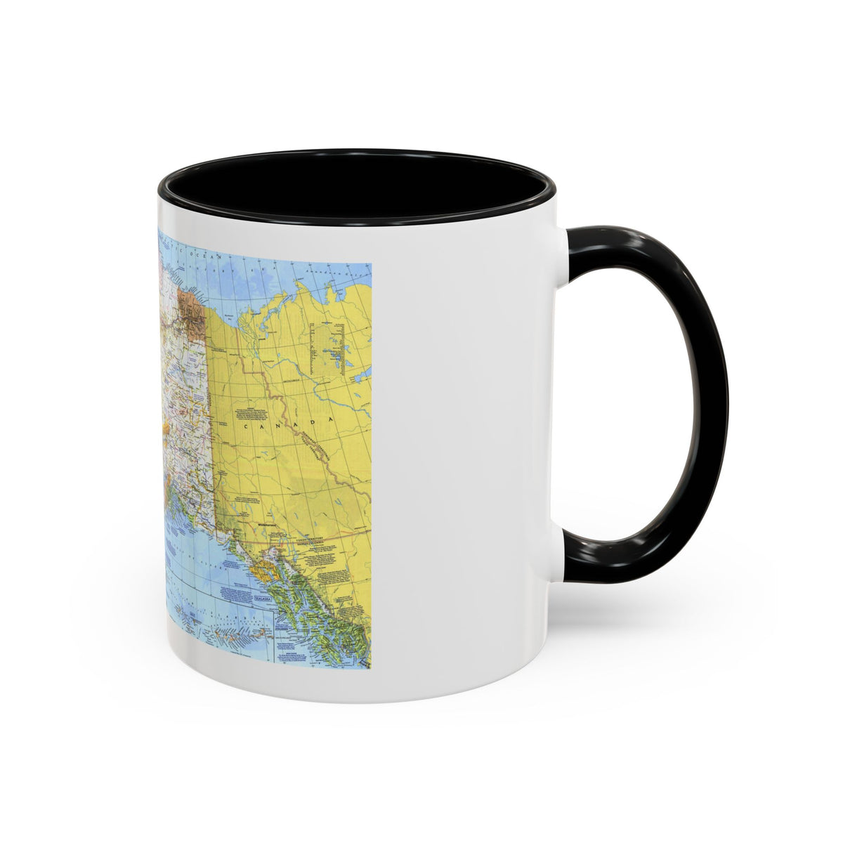 USA - Alaska (1975) (Map) Accent Coffee Mug