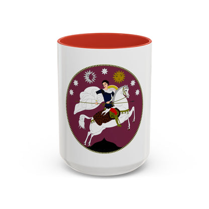 Coat of Arms of Democratic Republic of Georgia - Accent Coffee Mug