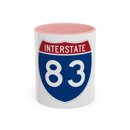 Interstate 83 (U.S. Highways) Accent Coffee Mug