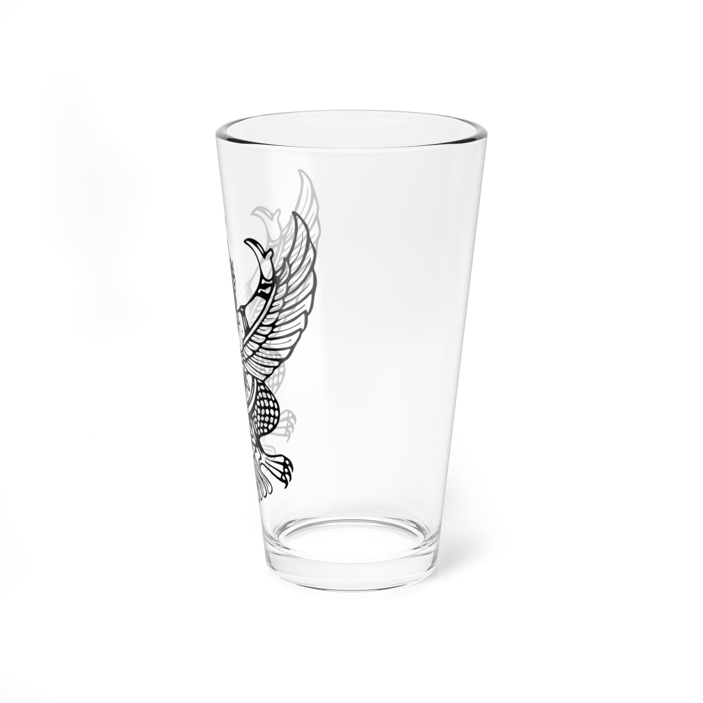 Thai government Garuda emblem Version 5 (Thailand) (Coat of Arms) Pint Glass 16oz