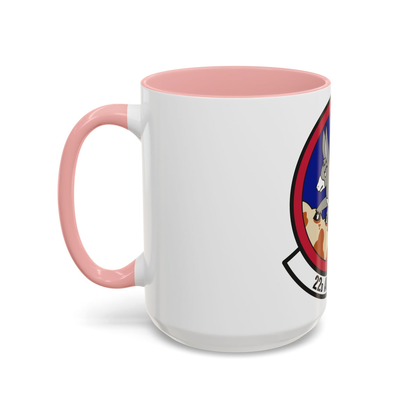 22d Airlift Squadron (U.S. Air Force) Accent Coffee Mug