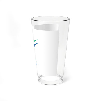 Flag of Tōon Ehime (Japan) Pint Glass 16oz