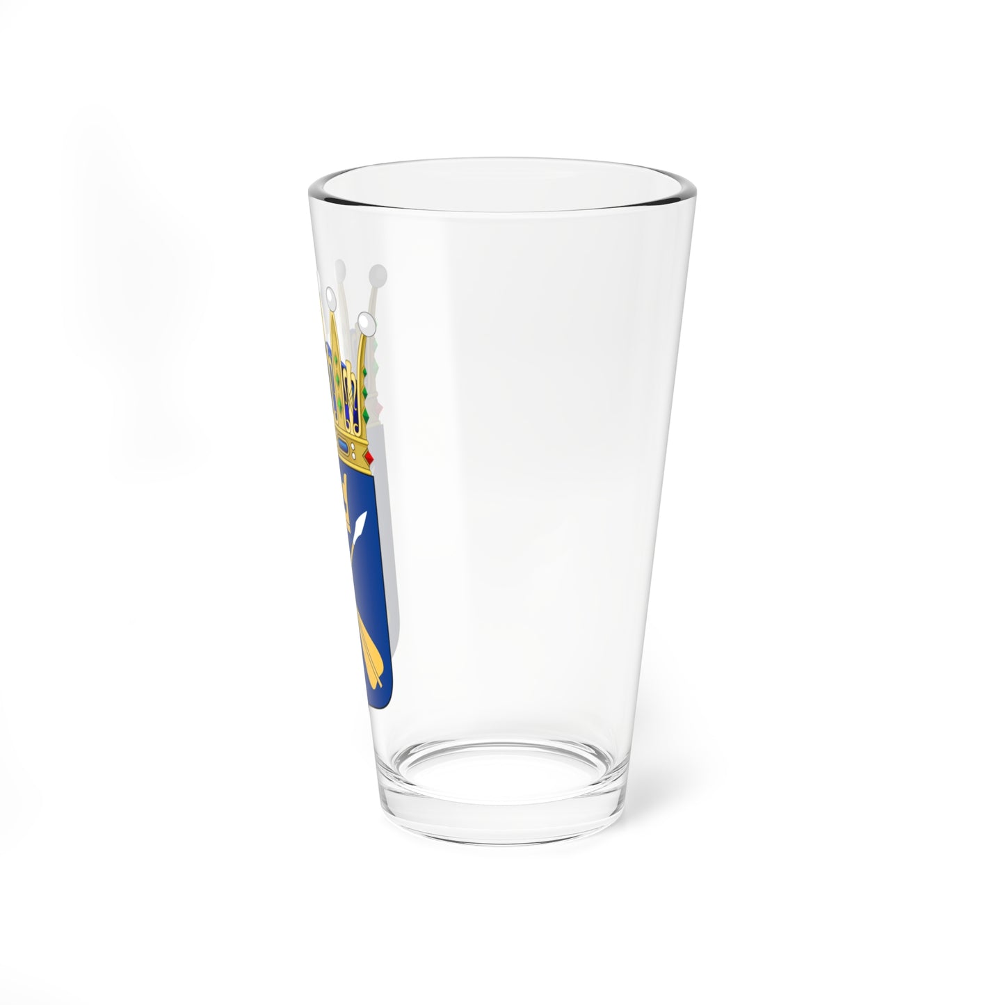 Dalarnas vapen crowned (Sweden) (Coat of Arms) Pint Glass 16oz