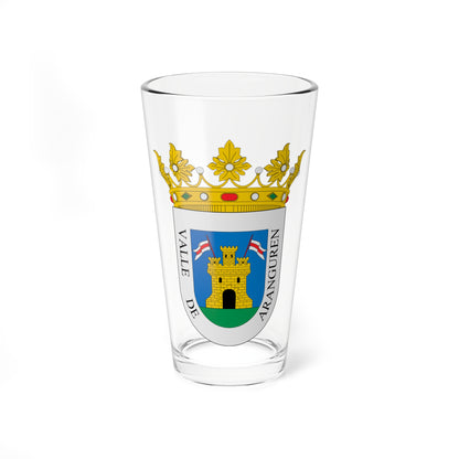 Escudo de Aranguren (Spain) (Coat of Arms) Pint Glass 16oz