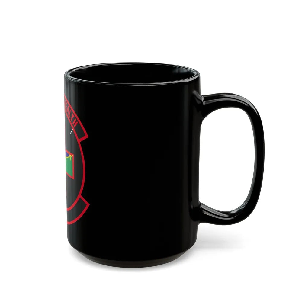 628 Healthcare Operations Squadron AMC (U.S. Air Force) Black Coffee Mug-Go Mug Yourself