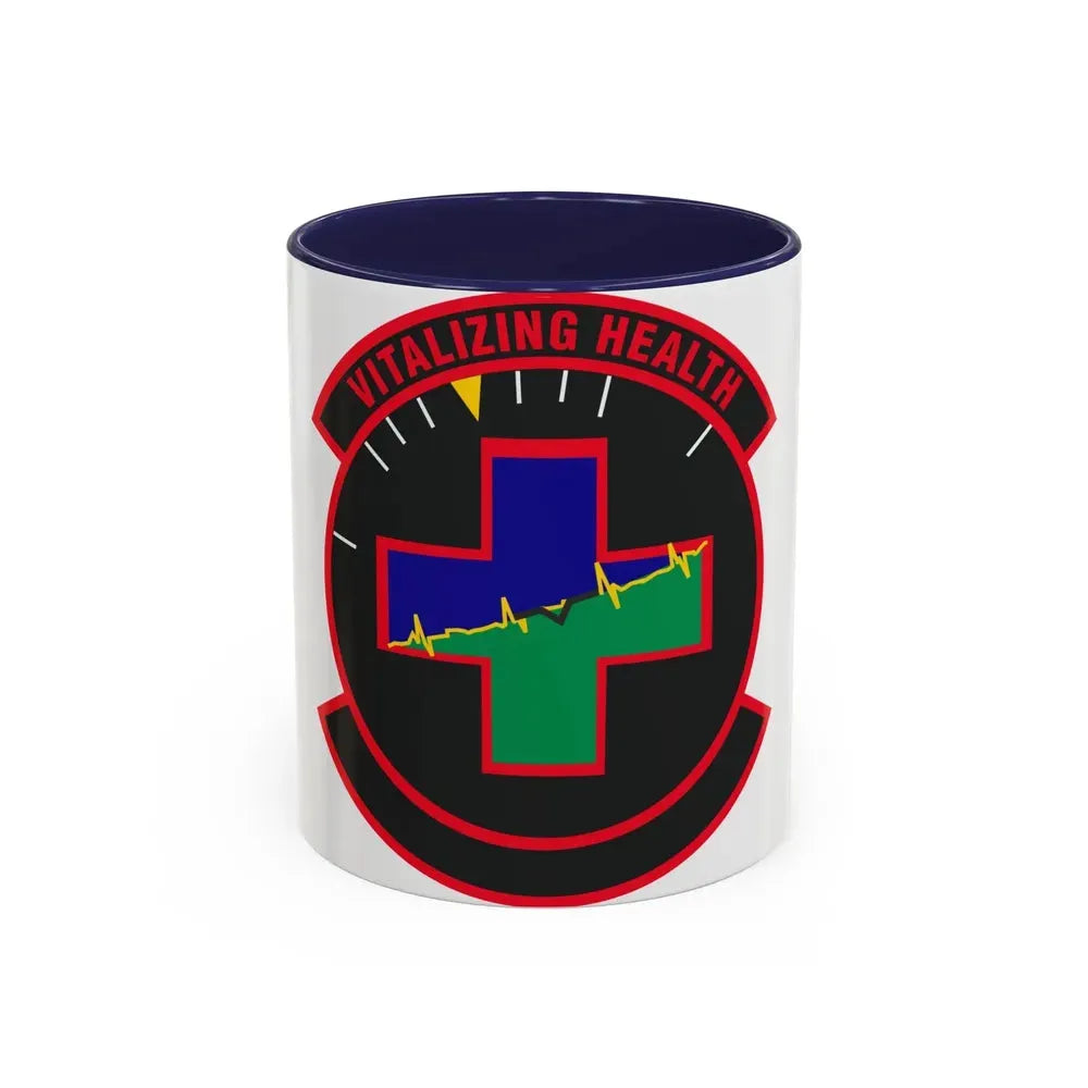 628 Healthcare Operations Squadron AMC (U.S. Air Force) Accent Coffee Mug 11oz Navy - Go Mug Yourself
