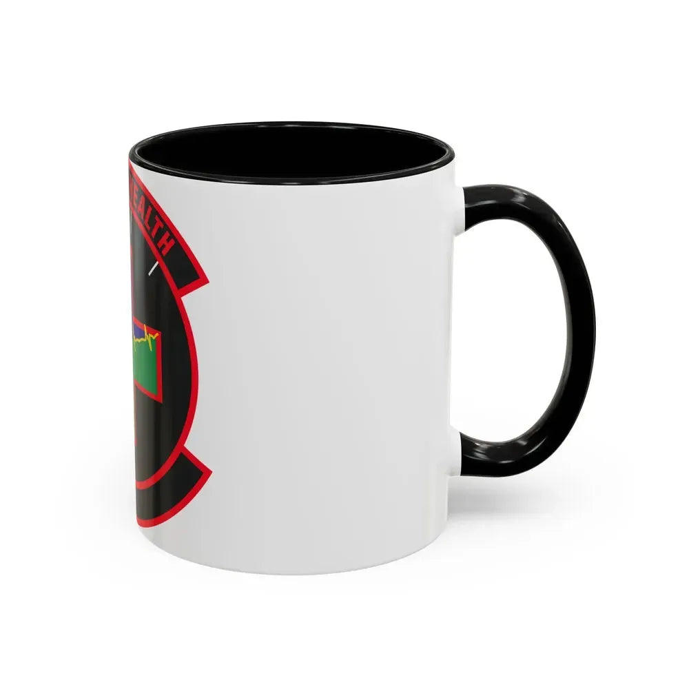 628 Healthcare Operations Squadron AMC (U.S. Air Force) Accent Coffee Mug - Go Mug Yourself