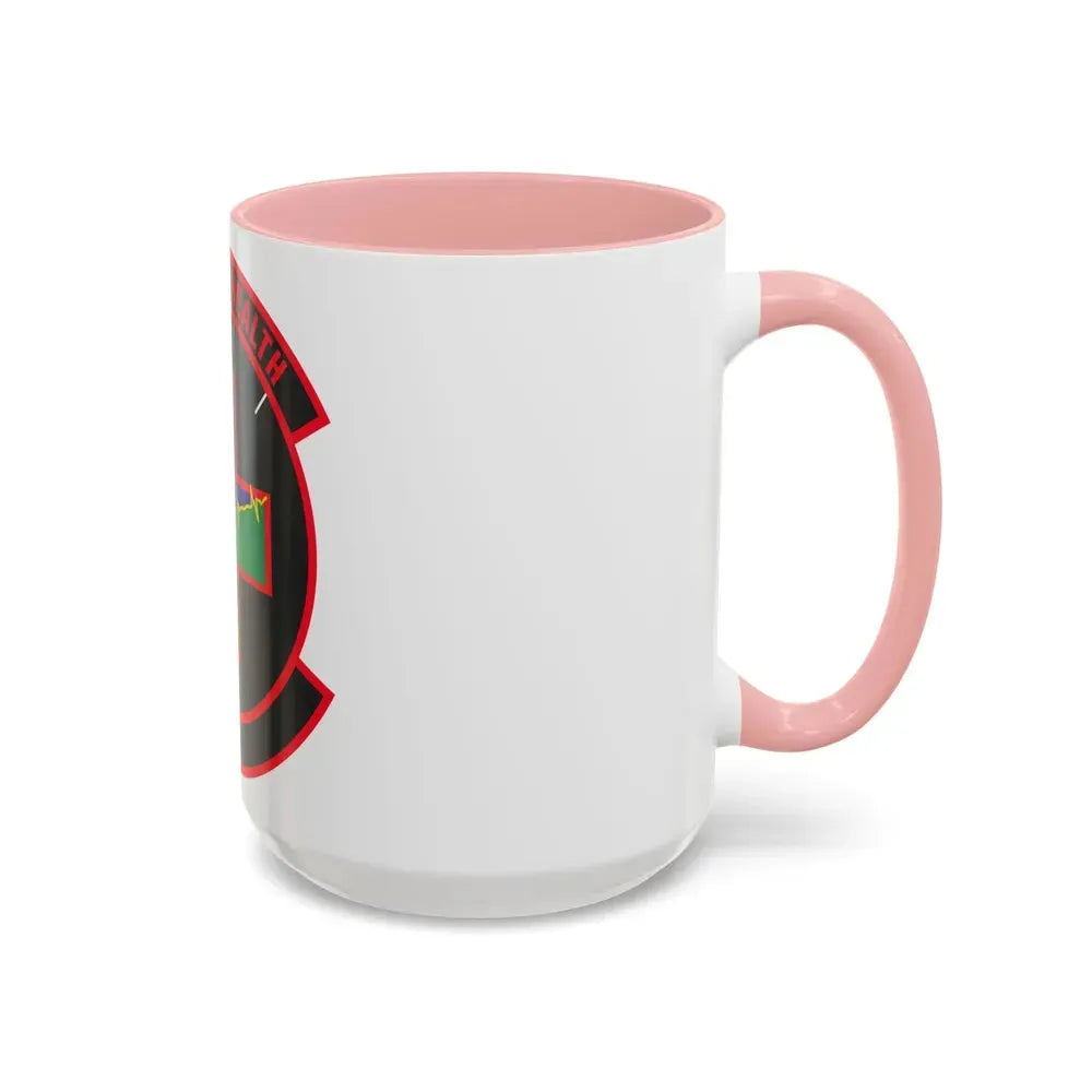628 Healthcare Operations Squadron AMC (U.S. Air Force) Accent Coffee Mug - Go Mug Yourself