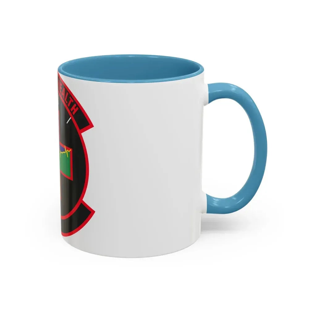 628 Healthcare Operations Squadron AMC (U.S. Air Force) Accent Coffee Mug - Go Mug Yourself