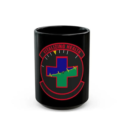 628 Healthcare Operations Squadron AMC (U.S. Air Force) Black Coffee Mug 15oz - Go Mug Yourself