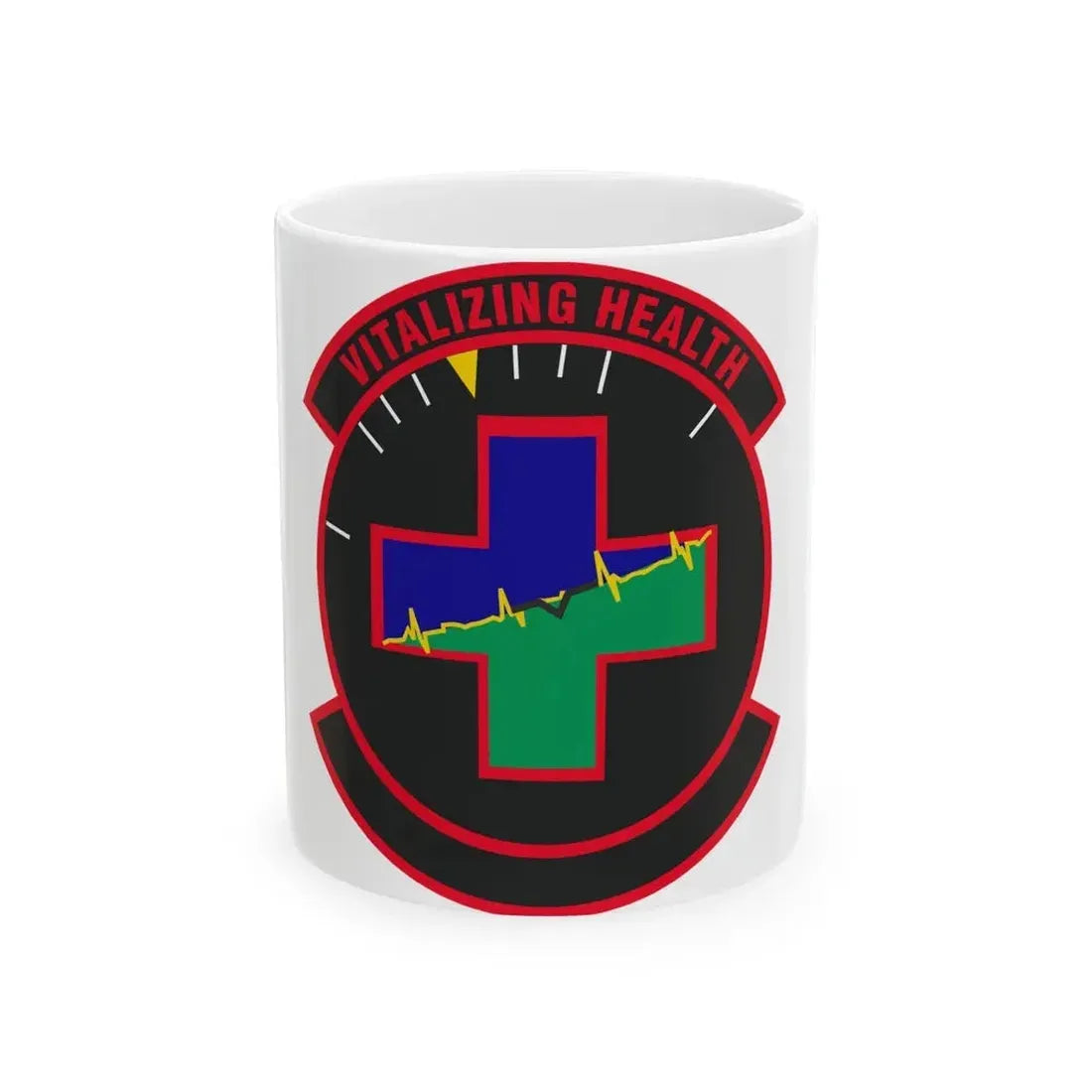 628 Healthcare Operations Squadron AMC (U.S. Air Force) White Coffee Mug 11oz - Go Mug Yourself