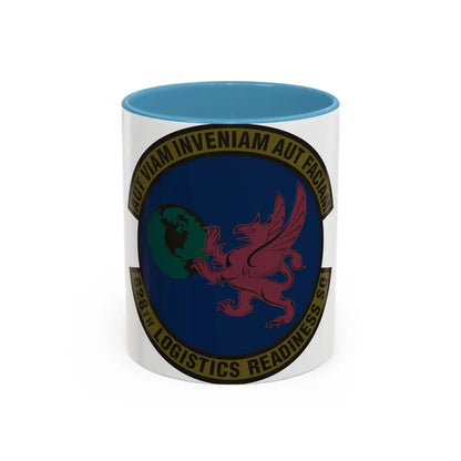 628 Logistics Readiness Squadron AMC (U.S. Air Force) Accent Coffee Mug 11oz Light Blue - Go Mug Yourself