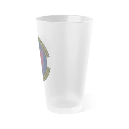 628 Logistics Readiness Squadron AMC (U.S. Air Force) Frosted Pint Glass 16oz - Go Mug Yourself