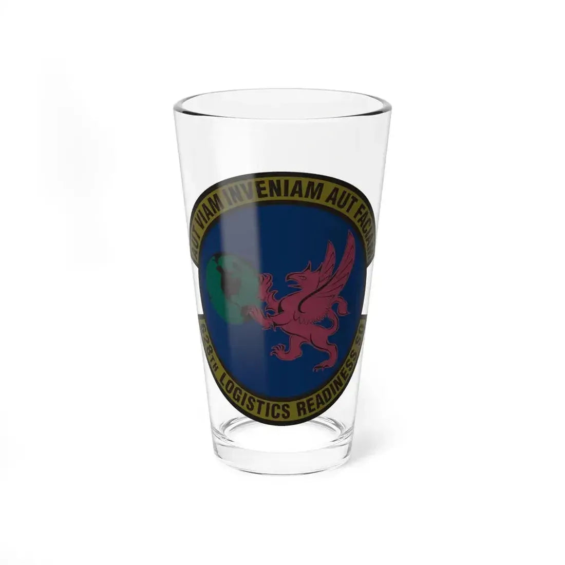 628 Logistics Readiness Squadron AMC (U.S. Air Force) Pint Glass 16oz 16oz - Go Mug Yourself