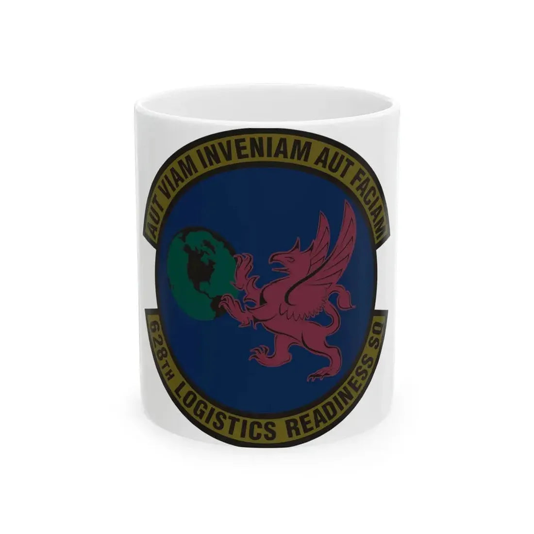 628 Logistics Readiness Squadron AMC (U.S. Air Force) White Coffee Mug 11oz - Go Mug Yourself
