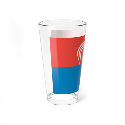Flag of Kansas City Missouri (United States) Pint Glass 16oz