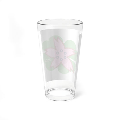 Flag of Ueda Nagano (Japan) Pint Glass 16oz
