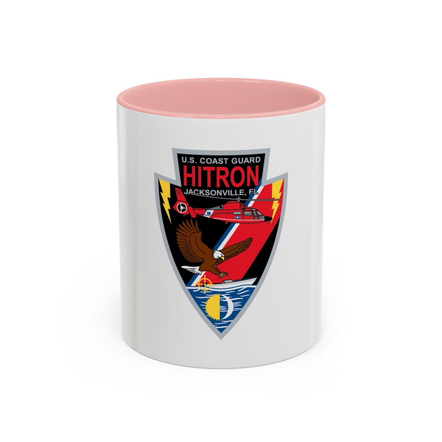 USCG HITRON Jax FL (U.S. Coast Guard) Accent Coffee Mug