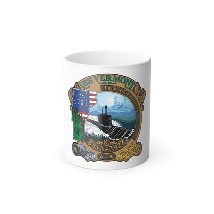 USS Vermont SSN 792 (U.S. Navy) Color Changing Mug 11oz
