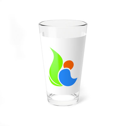 Flag of Kanonji Kagawa (Japan) Pint Glass 16oz