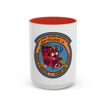 USCG Air Station New Orleans (U.S. Coast Guard) Accent Coffee Mug