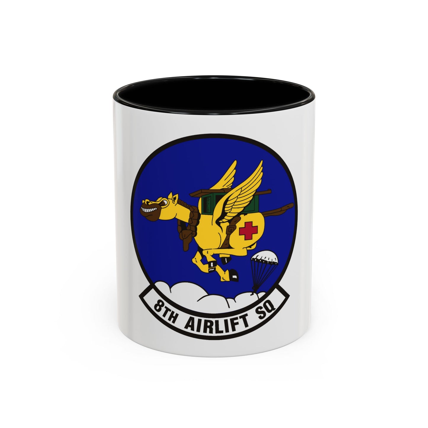 8th Airlift Squadron (U.S. Air Force) Accent Coffee Mug