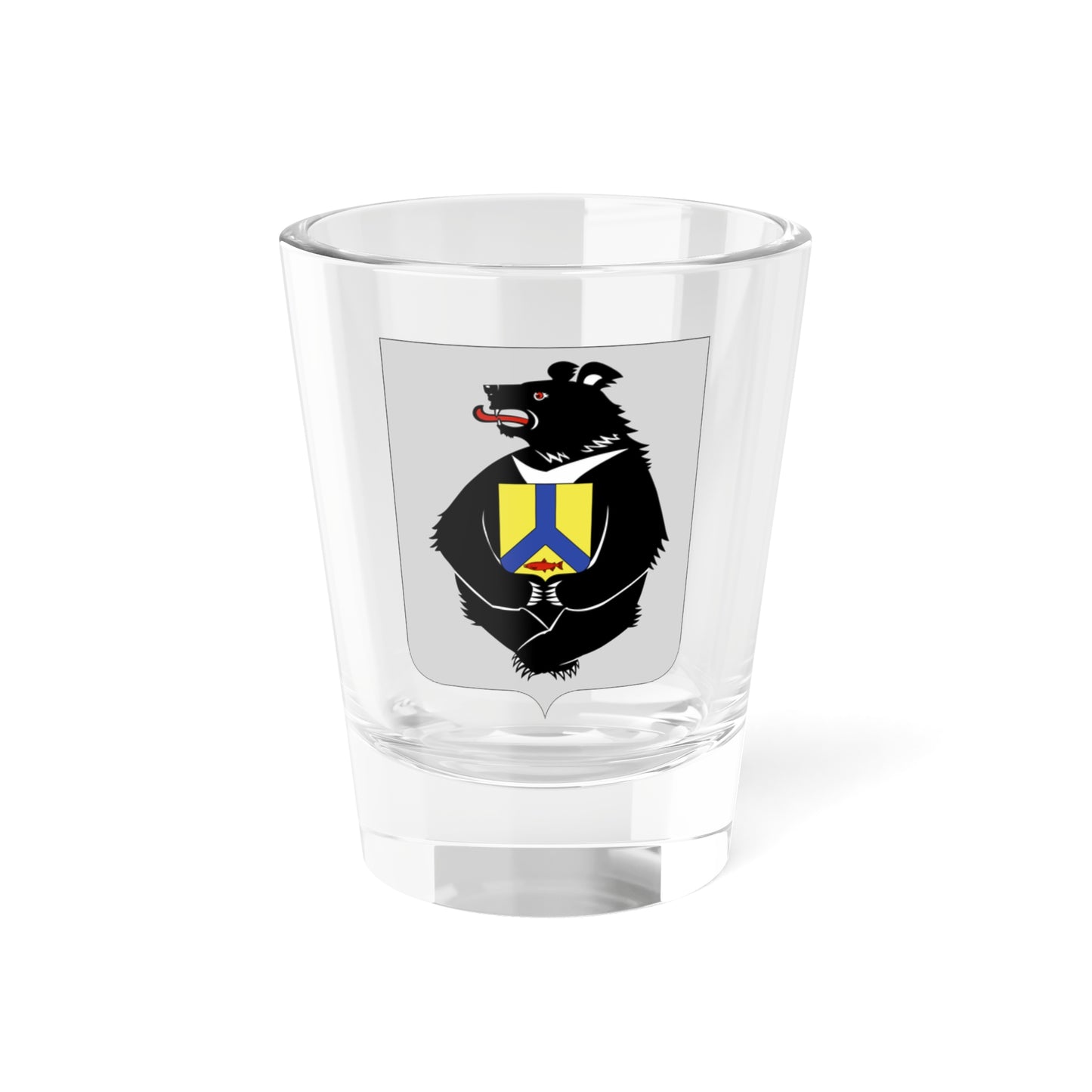 Coat of arms of Khabarovsk Krai (Russia) (Coat of Arms) Shot Glass 1.5oz