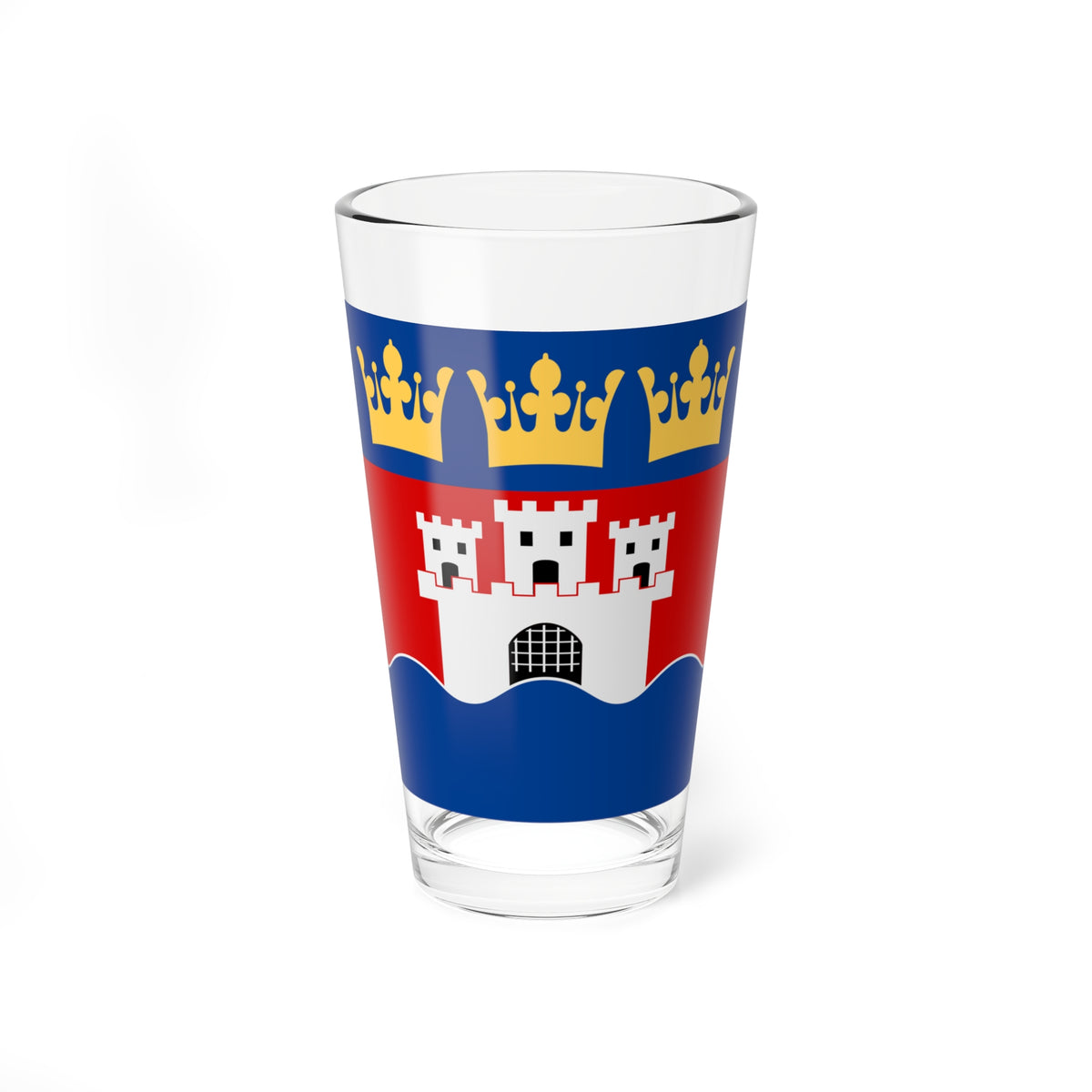 Jonkopings lan vapenflagga (Sweden) Pint Glass 16oz