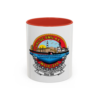 CGC Smilax WLIC   315 (U.S. Coast Guard) Accent Coffee Mug