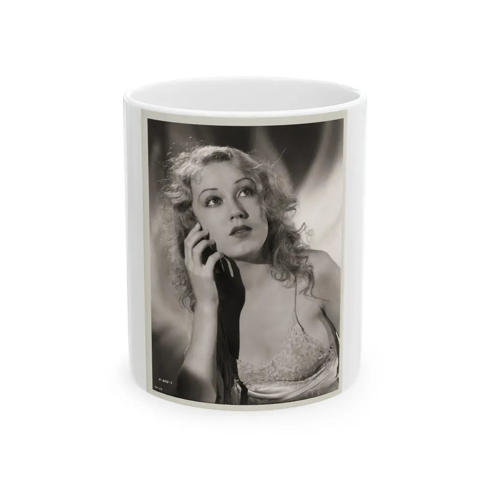 Fay Wray #163 (Vintage Female Icon) White Coffee Mug-11oz-Go Mug Yourself