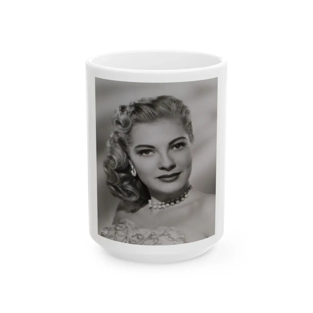 Lori Nelson #166 (Vintage Female Icon) White Coffee Mug-15oz-Go Mug Yourself