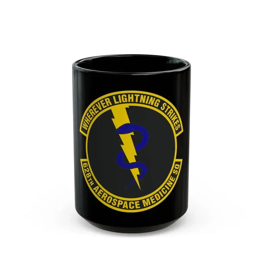 628th Aerospace Medicine Squadron (U.S. Air Force) Black Coffee Mug 15oz - Go Mug Yourself