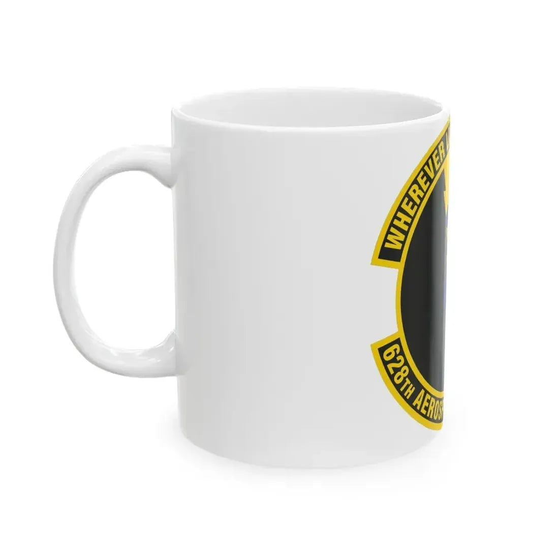 628th Aerospace Medicine Squadron (U.S. Air Force) White Coffee Mug - Go Mug Yourself