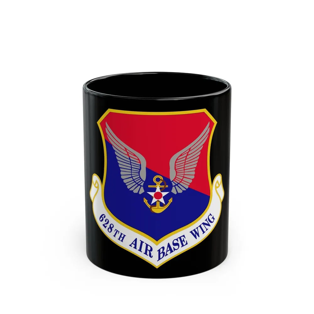 628th Air Base Wing (U.S. Air Force) Black Coffee Mug-11oz-Go Mug Yourself