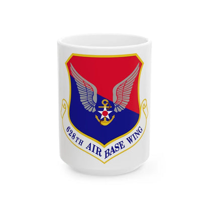 628th Air Base Wing (U.S. Air Force) White Coffee Mug-15oz-Go Mug Yourself