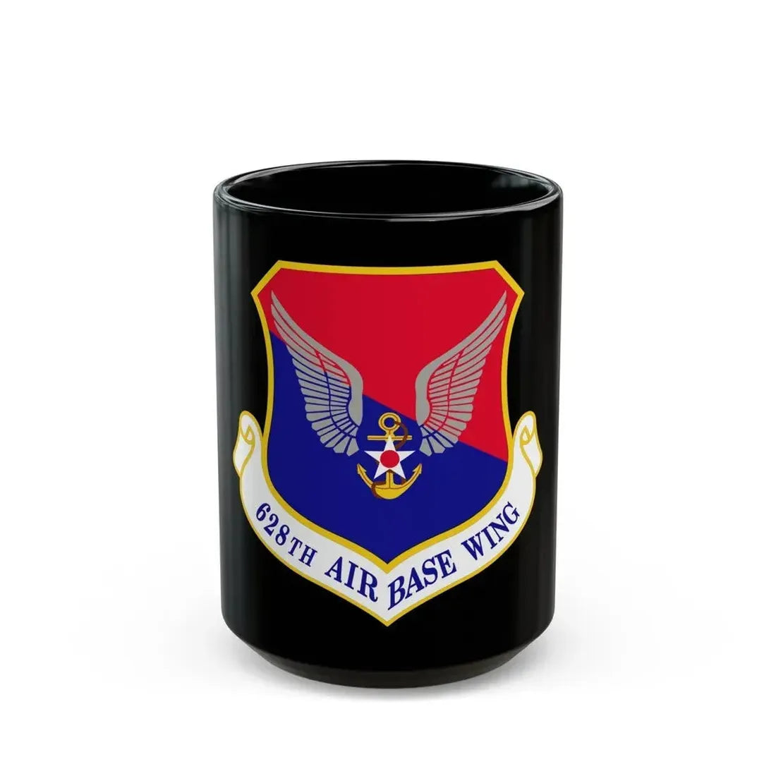 628th Air Base Wing (U.S. Air Force) Black Coffee Mug - Go Mug Yourself