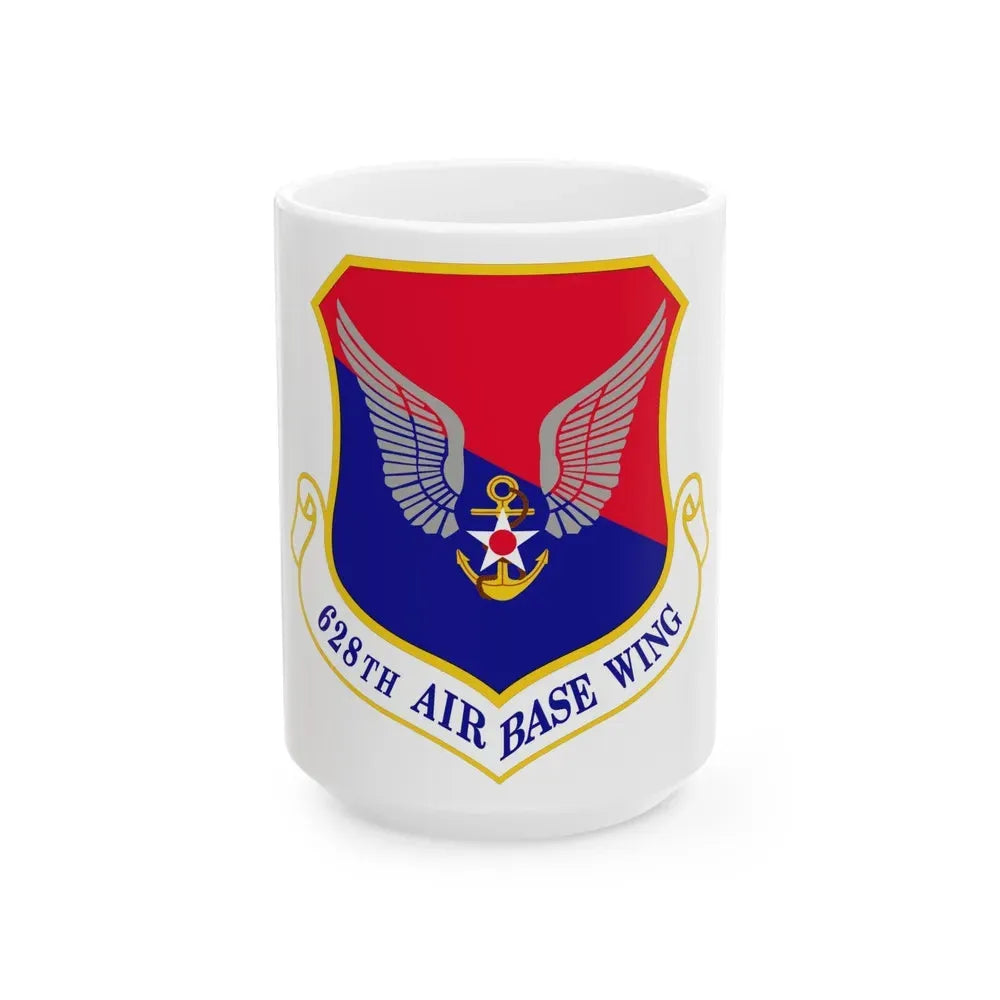 628th Air Base Wing (U.S. Air Force) White Coffee Mug 15oz - Go Mug Yourself
