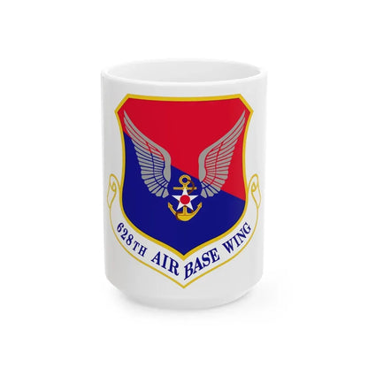628th Air Base Wing (U.S. Air Force) White Coffee Mug 15oz - Go Mug Yourself