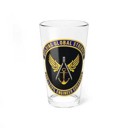 628th Civil Engineer Squadron (U.S. Air Force) Pint Glass 16oz 16oz - Go Mug Yourself