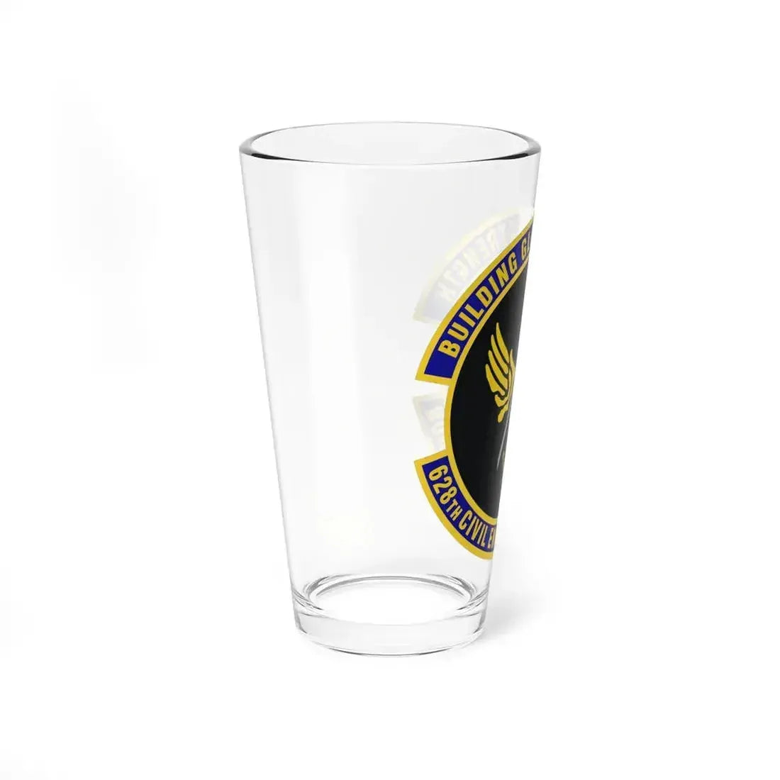 628th Civil Engineer Squadron (U.S. Air Force) Pint Glass 16oz - Go Mug Yourself
