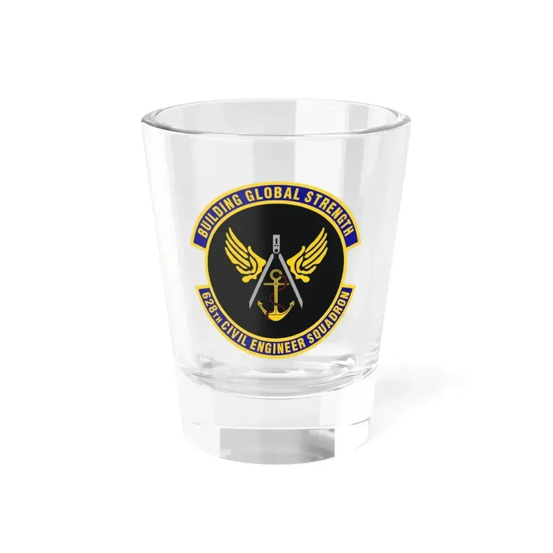 628th Civil Engineer Squadron (U.S. Air Force) Shot Glass 1.5oz 1.5oz - Go Mug Yourself