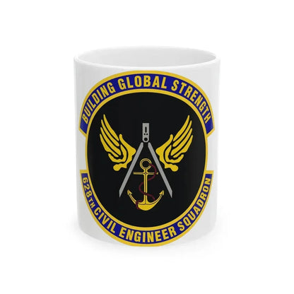 628th Civil Engineer Squadron (U.S. Air Force) White Coffee Mug 11oz - Go Mug Yourself