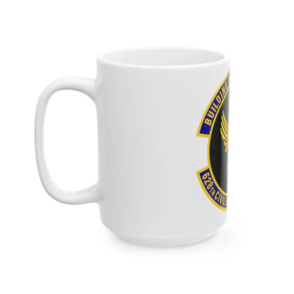 628th Civil Engineer Squadron (U.S. Air Force) White Coffee Mug - Go Mug Yourself