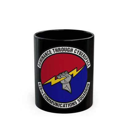 628th Communications Squadron (U.S. Air Force) Black Coffee Mug 11oz - Go Mug Yourself